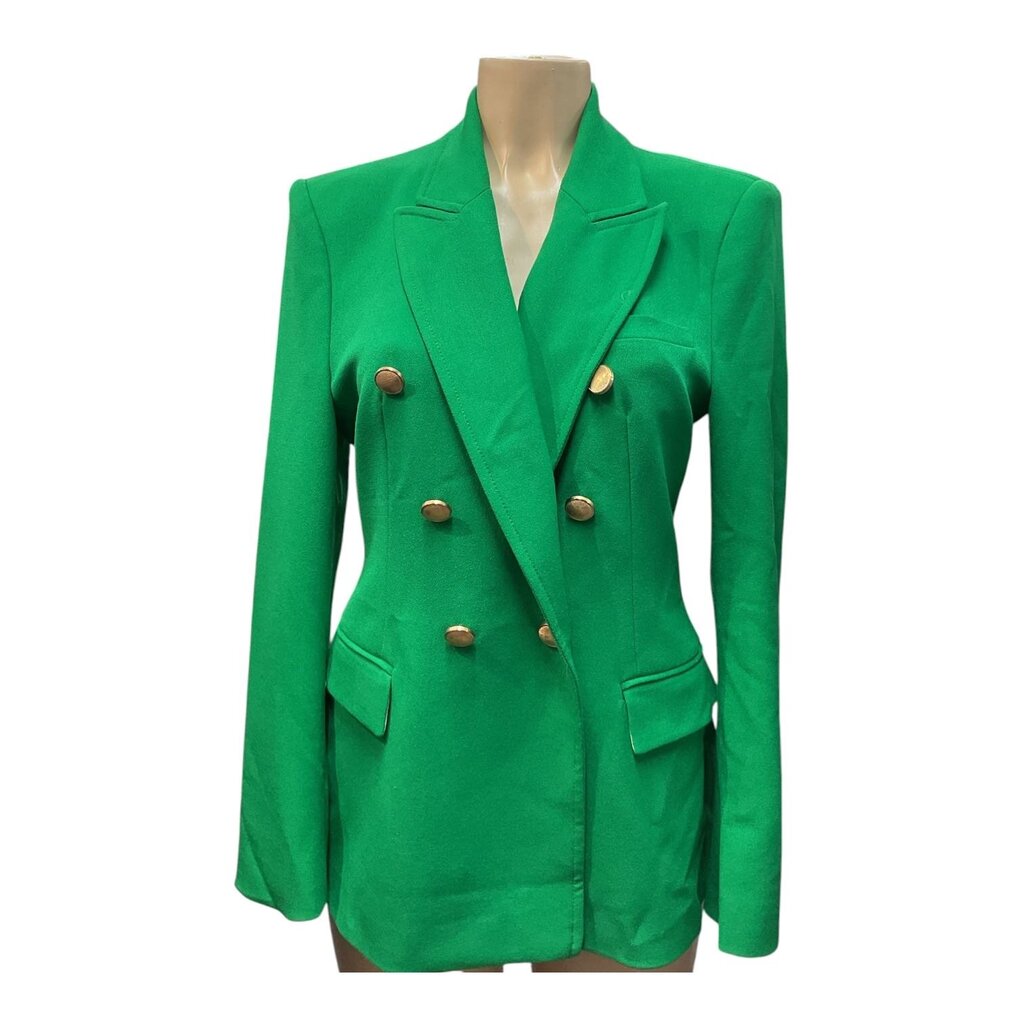Zara (Large) Green Blazer w/Gold Buttons