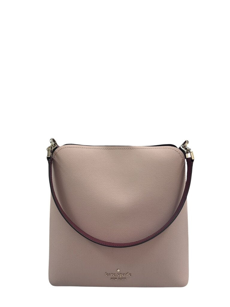 Kate Spade Darcy Small Bucket Bag Featuring Light Pink Pebbled Leather