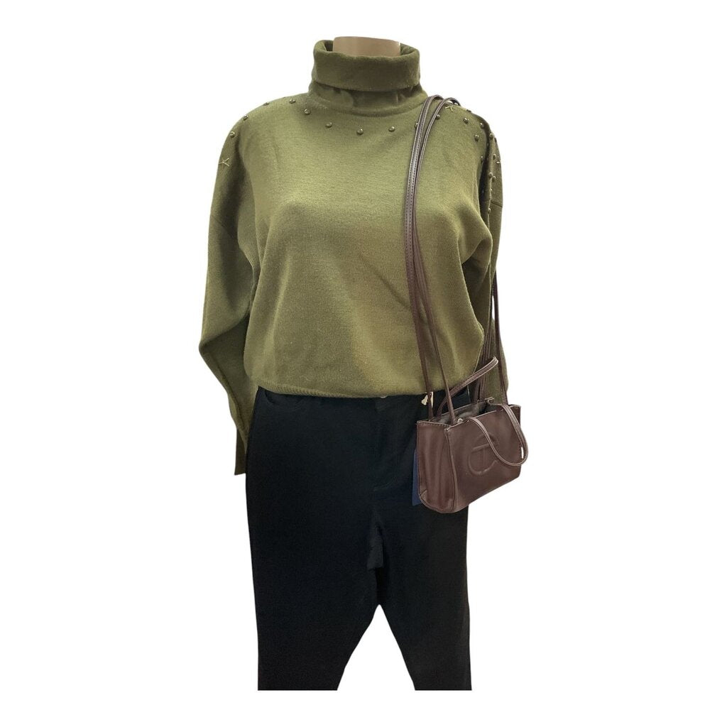 Meister (Med) Vintage Green Sweater Military Inspired