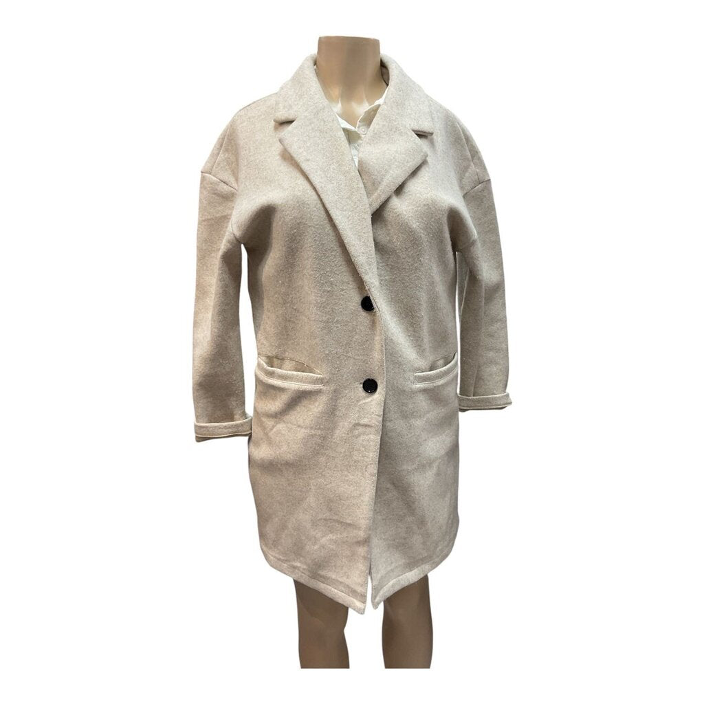 Pretty Garden (Med) Tan Light Long Blazer