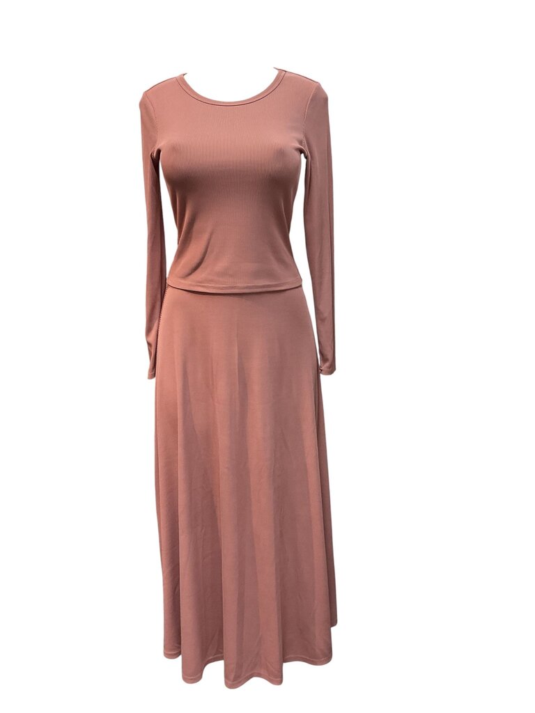 Pretty Garden (Small) Pink Two Piece Skirt Set