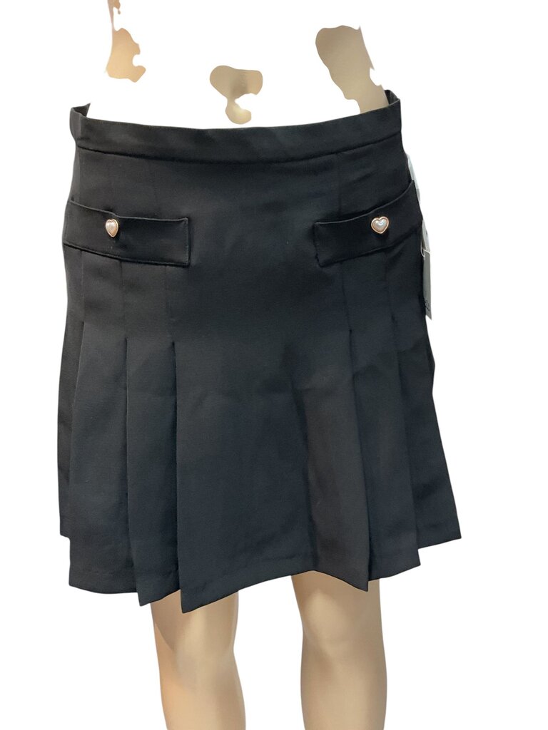 Cece (8) Black NEW Pleated Skirt