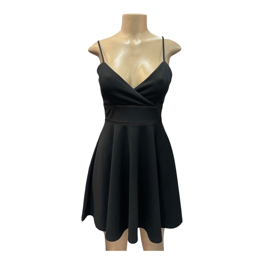 June and Ivy (Med) Black Mini Sleeveless Dress