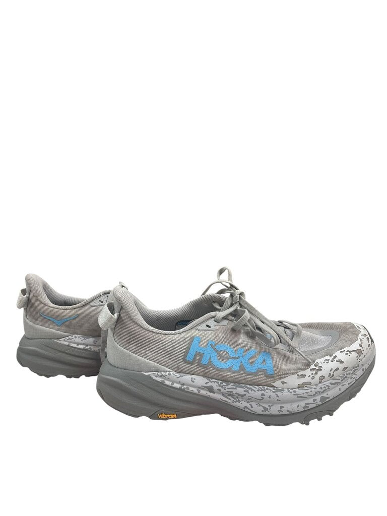 Hoka One (8.5) Grey and Blue Sneakers