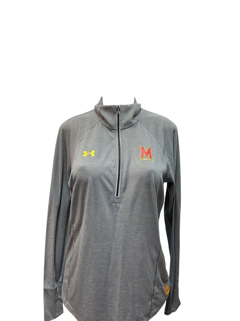 Underarmour (Med) Light Wight Zippered University of Maryland Grey