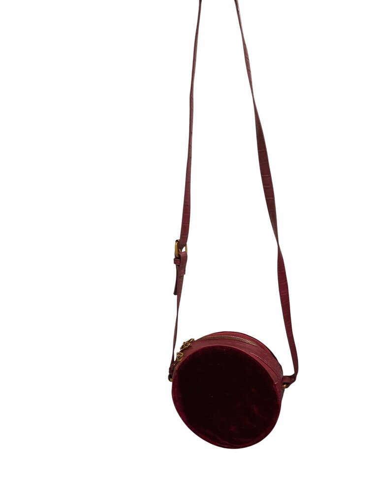 Sweet Level Wine Crossbody Velour