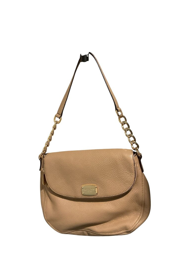Michael Kors Tan Shoulder Bag w/Gold Chain
