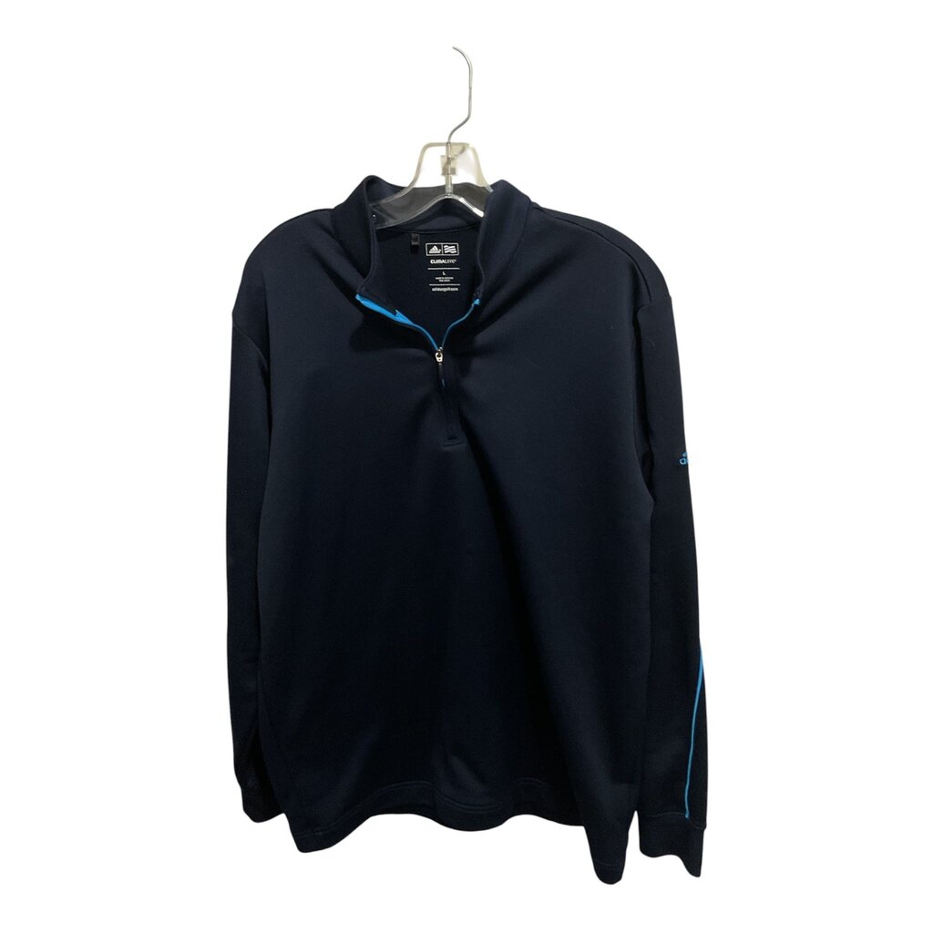 Adidas (L) Men's Navy 1/4 Zip Pullover