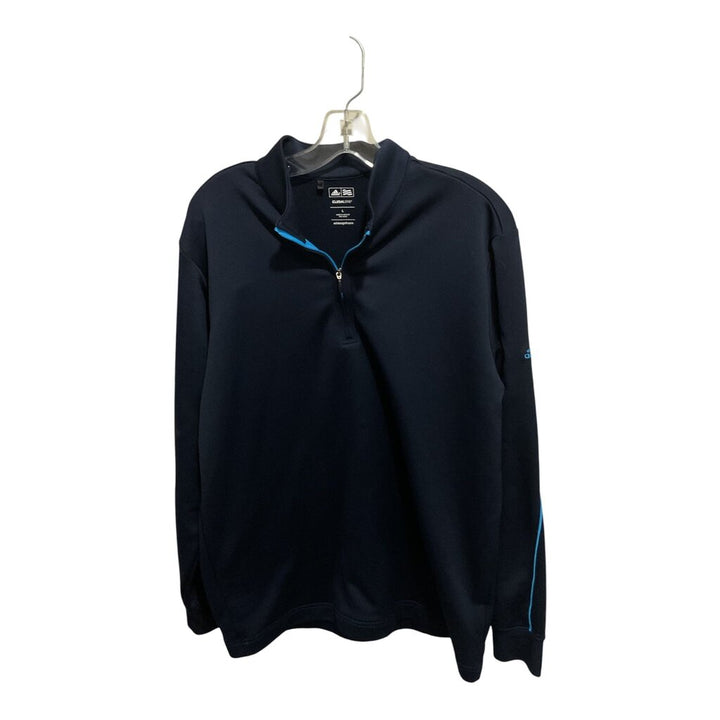Adidas (L) Men's Navy 1/4 Zip Pullover