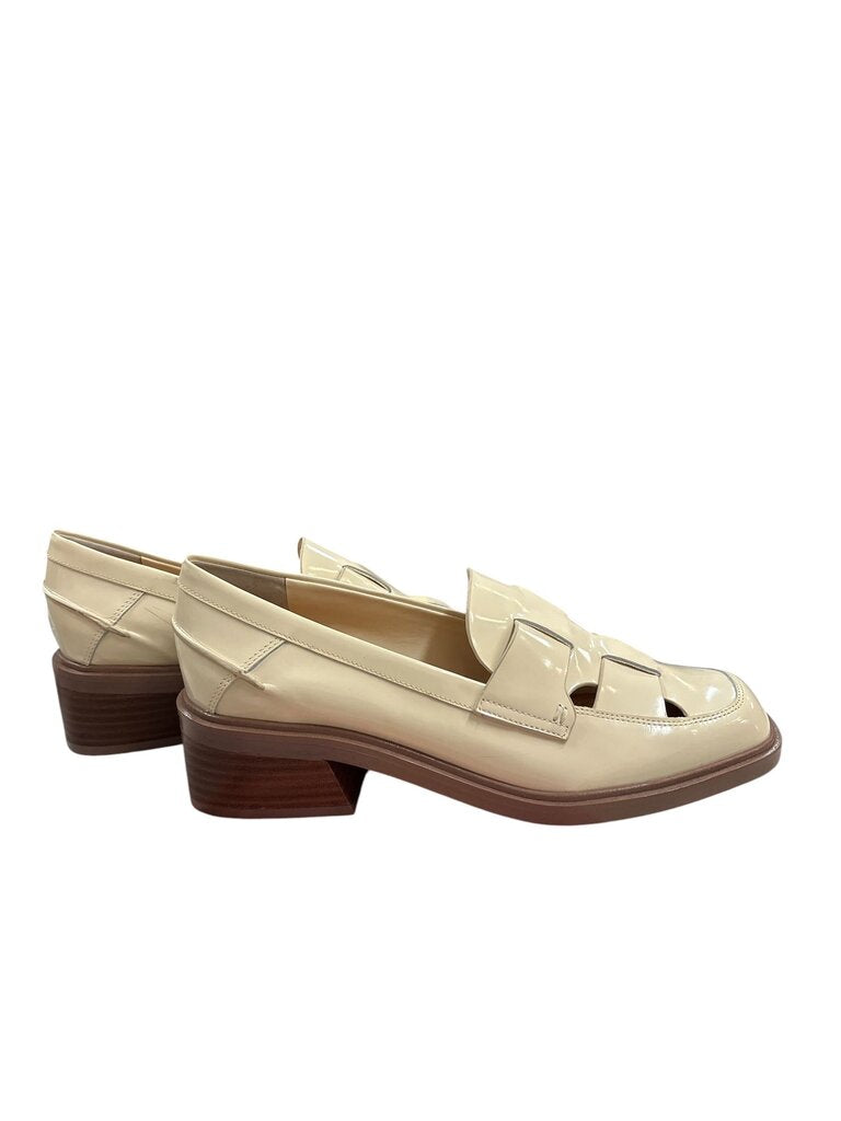 Sarto (8.5) Ivory Platform Loafer