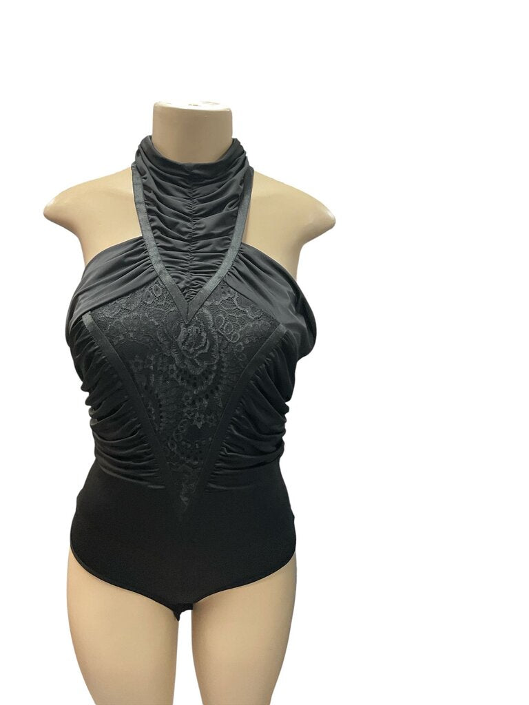 Bebe (Med) Ruched Bodysuit Sleeveless