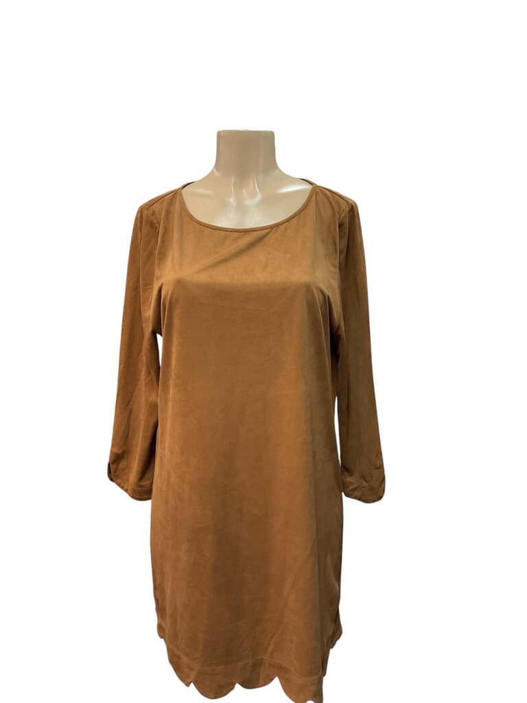 Mittoshop (Large) Camel L/S Dress Midi