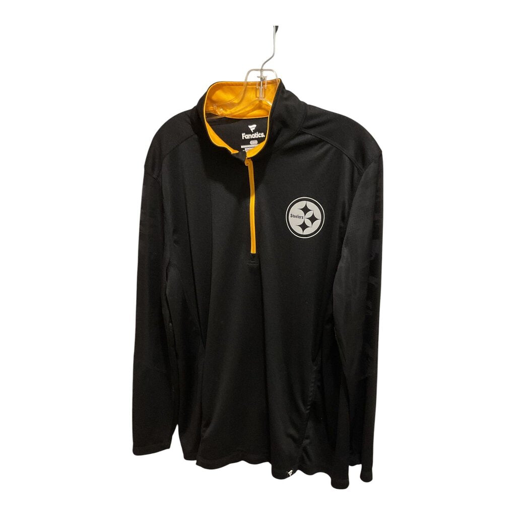 FANATICS (L) STEELERS 1/4 ZIP