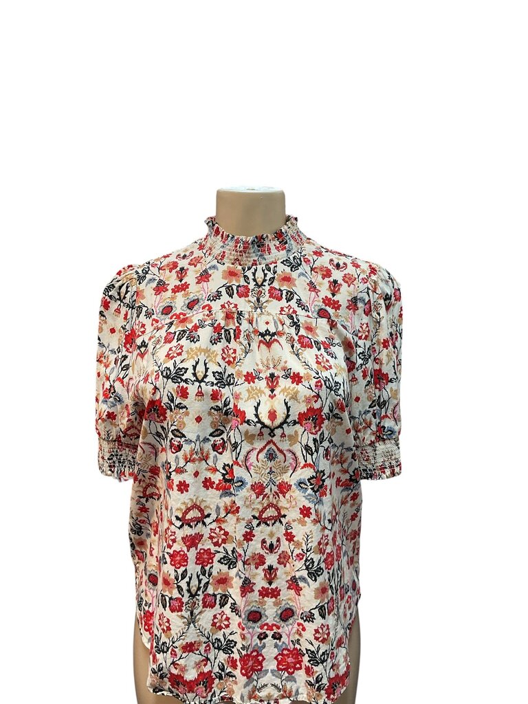 Loft (Large) SS Floral Blouse