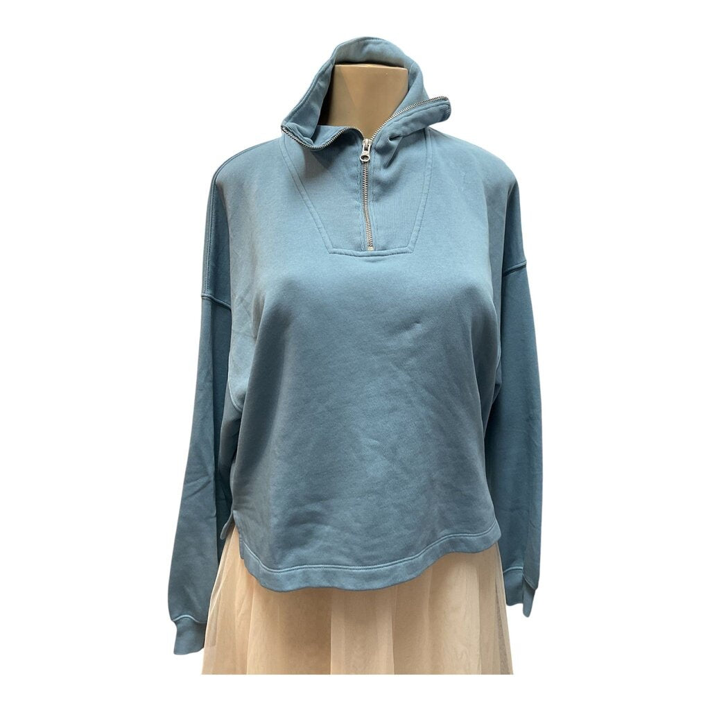 Gap (XS) Blue Quarter Zip Sweatshirt