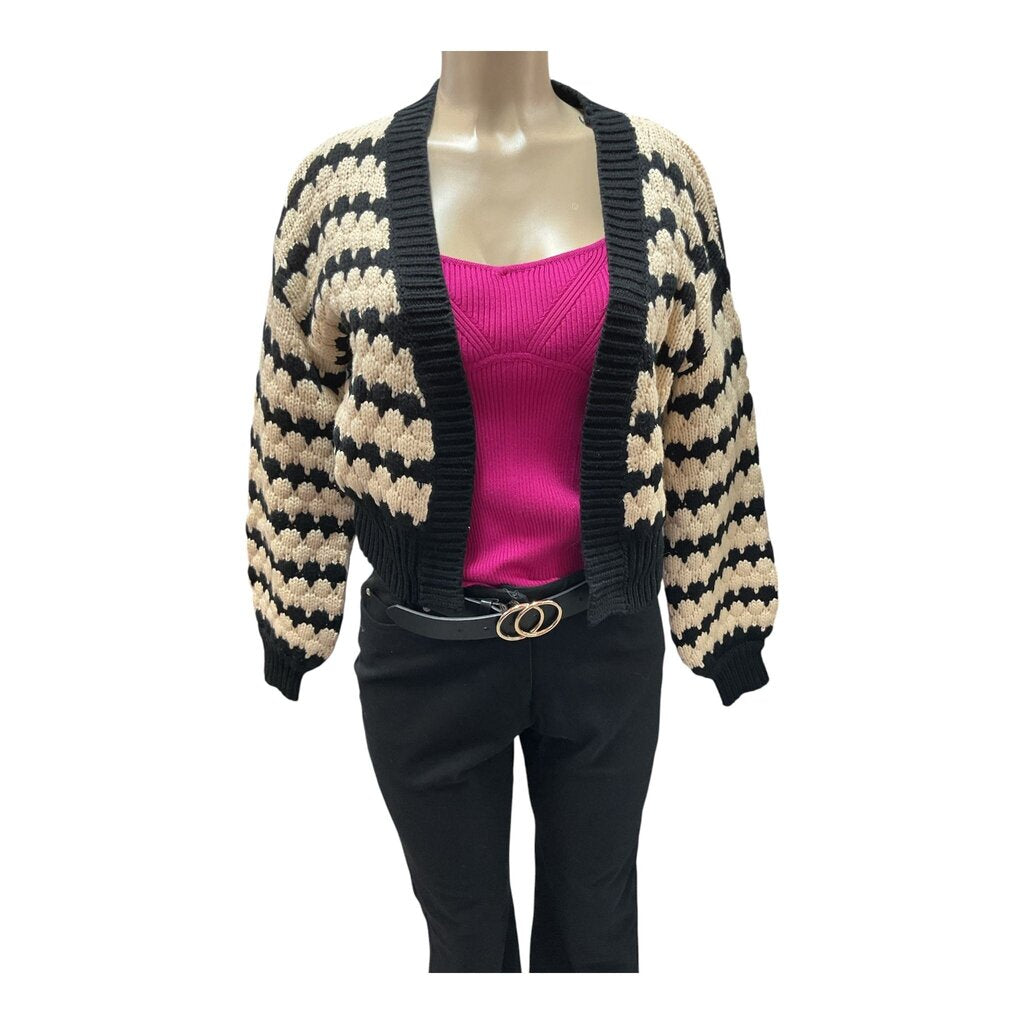 Black and Tan (Small) Cardigan Thick MOW