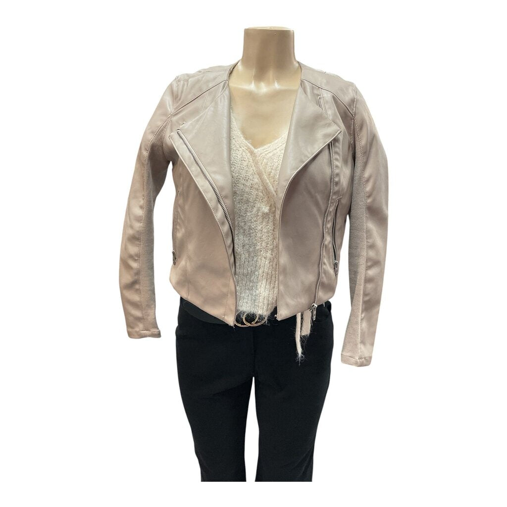 Blank NYC (XS) Tan Light Leather Jacket