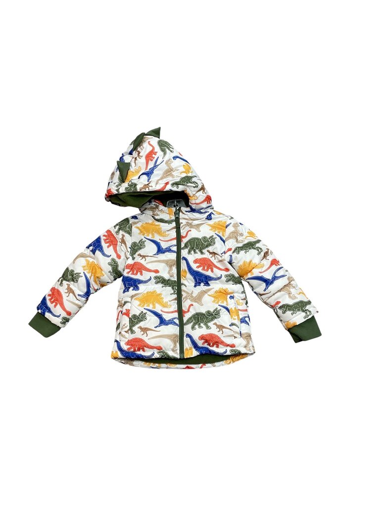 Okie Dokie (3t) Dinosaur Puffer Coat