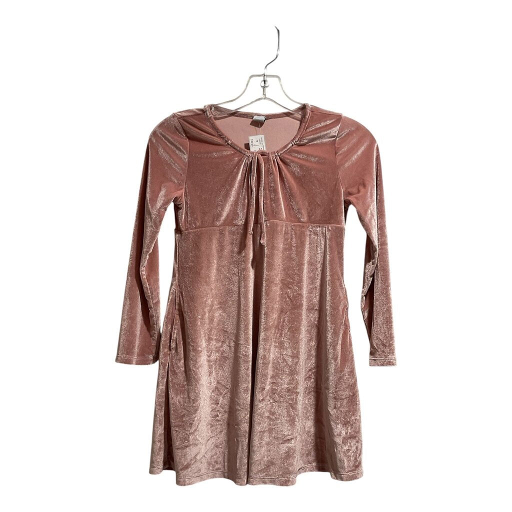 Old Navy (10-12) Pink Velour Dress