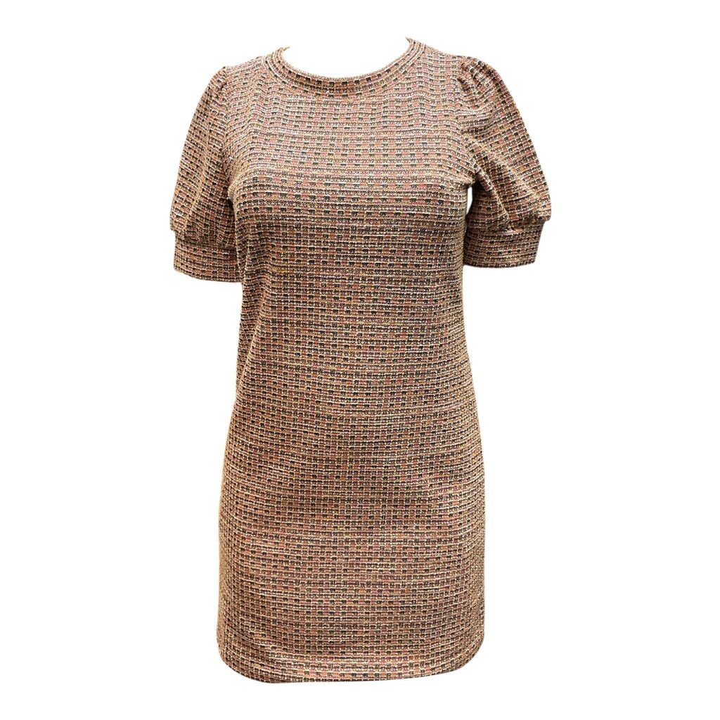 Loft (Small) S/S Tweed Midi Dress