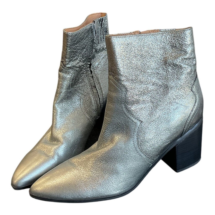 Issac Mizrahi (12) Silver Platform Bootie