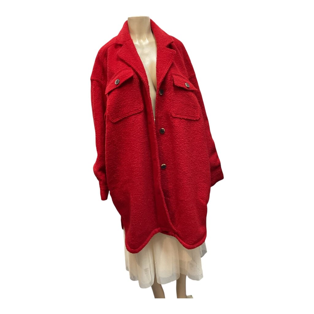 Old Navy (XXL Tall) Red Wool Peacoat
