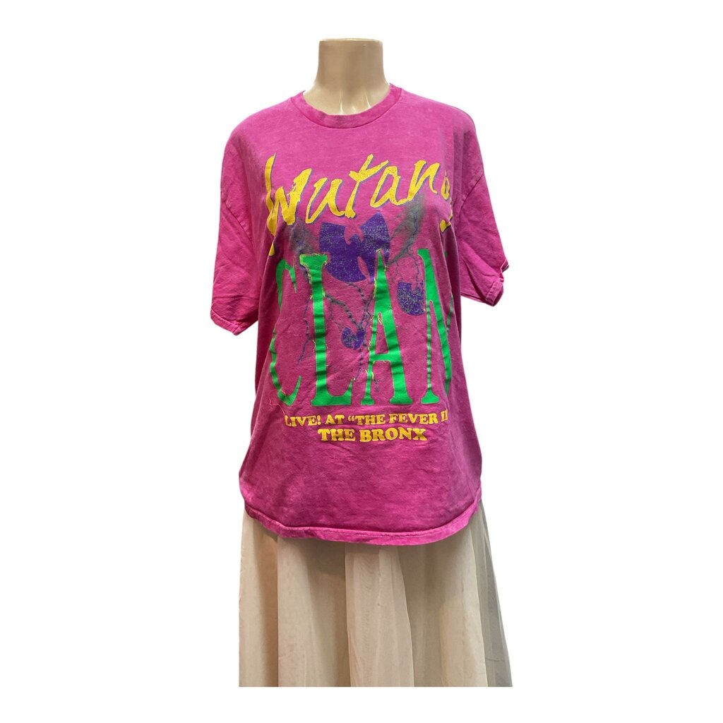 Wu Tang (XL) Pink SS T Shirt