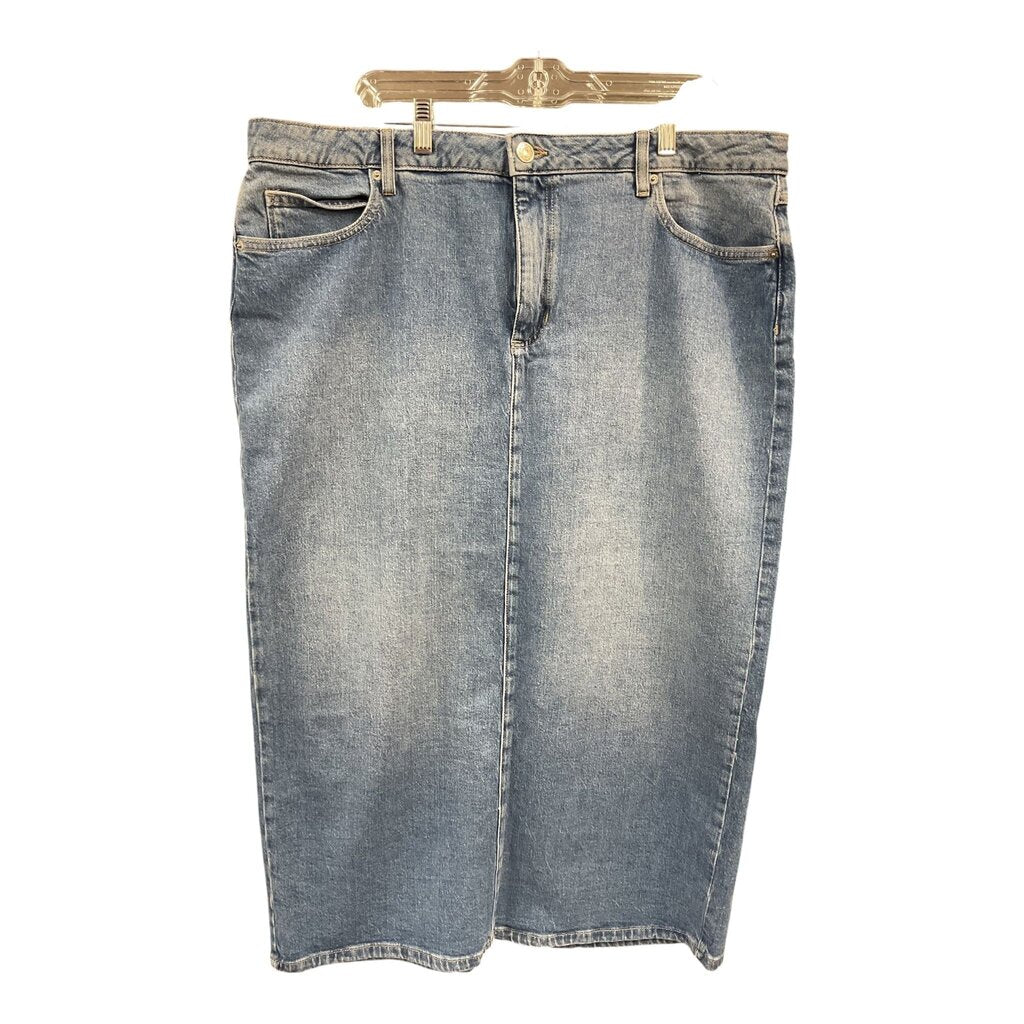 Wild Fable (XXL) Denim Midi Skirt