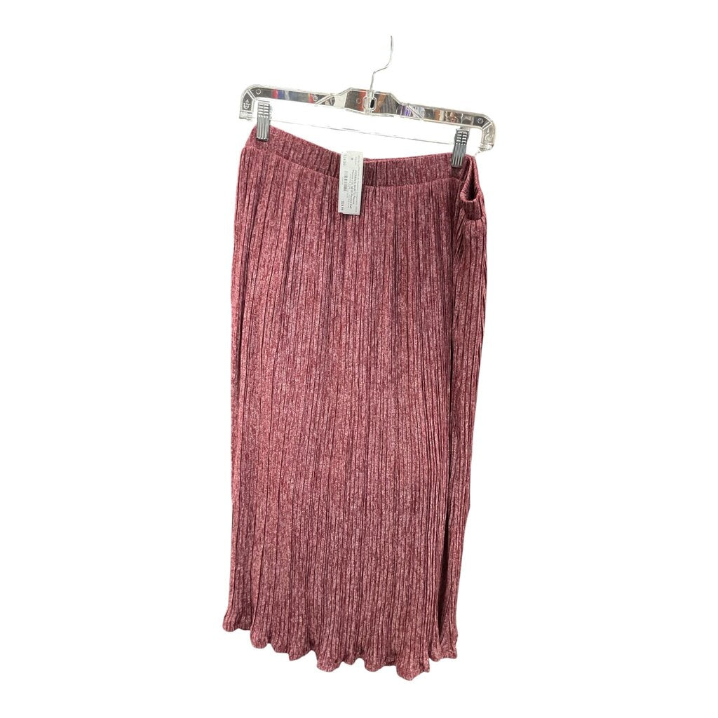 Pleione (1X) NEW Pleated Calf Length Skirt
