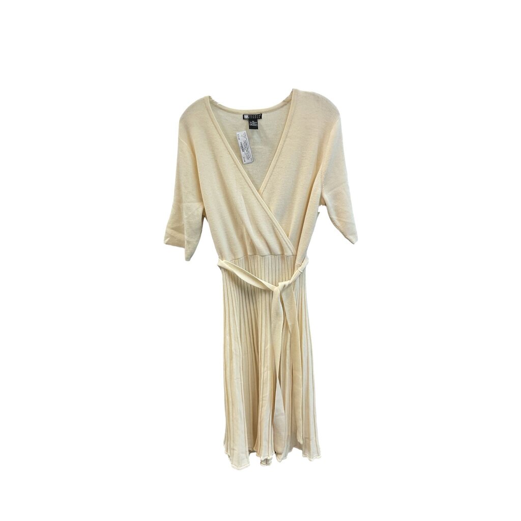 Carole Little (XL) Cream Wrap Dress Long