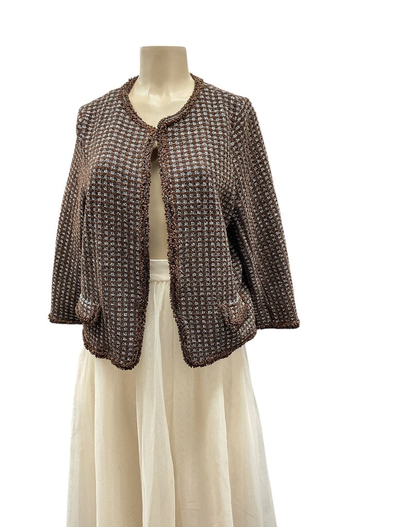 Max Studio Collection (XL) Brown Tweed Blazer