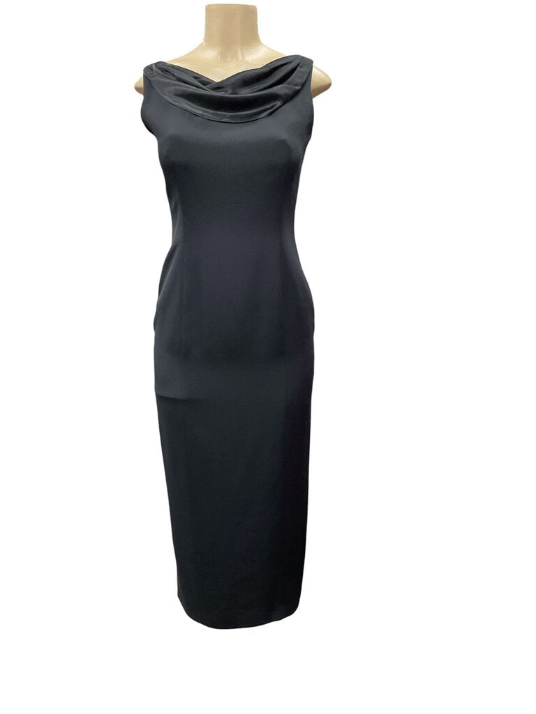 Tahari (6) Black Sleek Formal Dress
