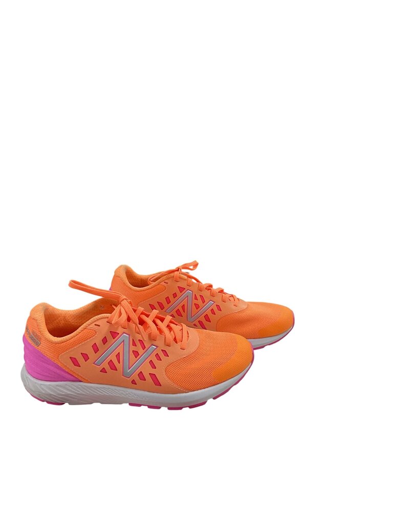 New Balance (7 Kids) Orange and Pink Sneakers