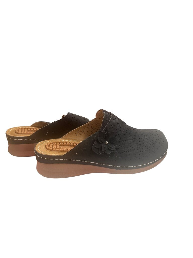 MOW (41) Slide On Mini Wedge w/flower