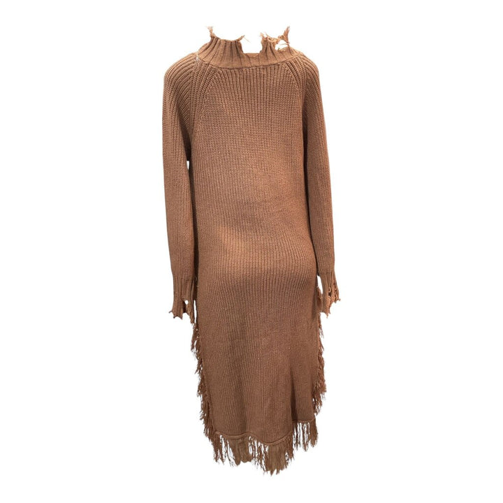 Hot and Delicious (Small) Camel Hi Low Sweater