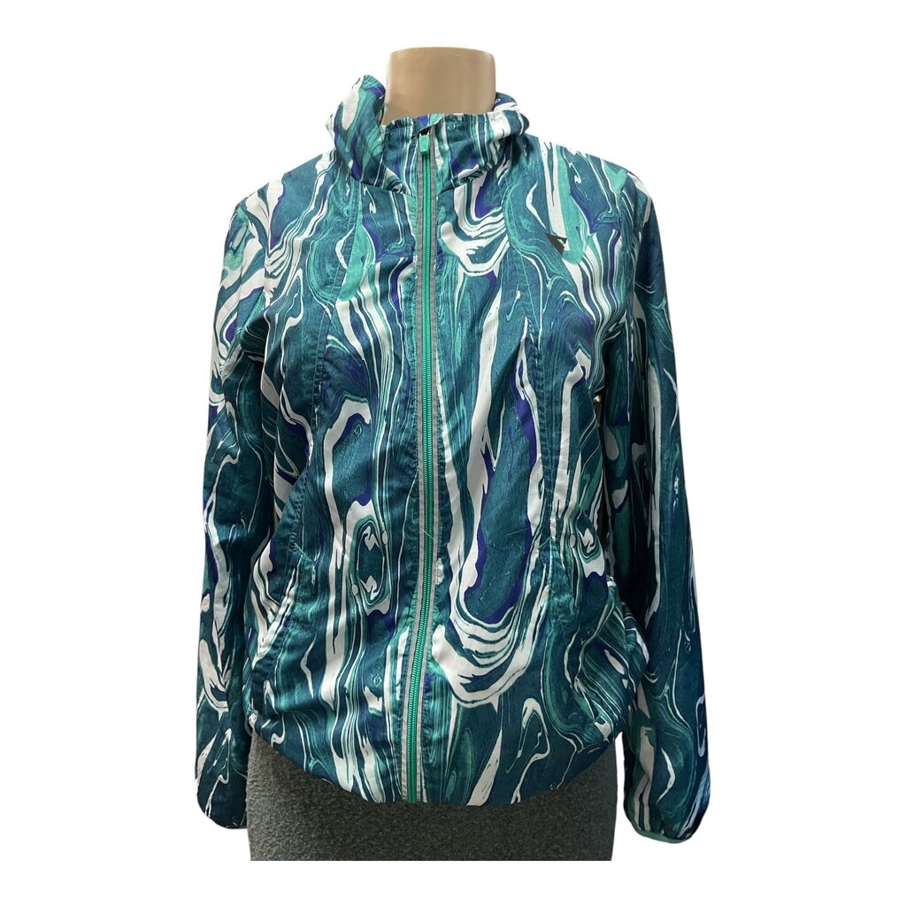 Yas Sport (8) Green and Teal Zippered Jacket