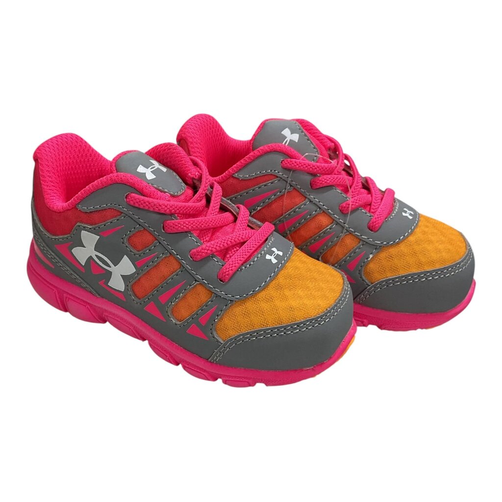 UnderArmour (4.5) PINK & GRAY GIRLS SHOE