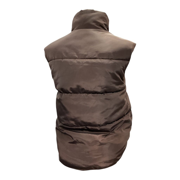 Fashionova (Small) Brown Puffer Vest