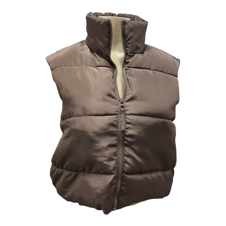 Fashionova (Small) Brown Puffer Vest