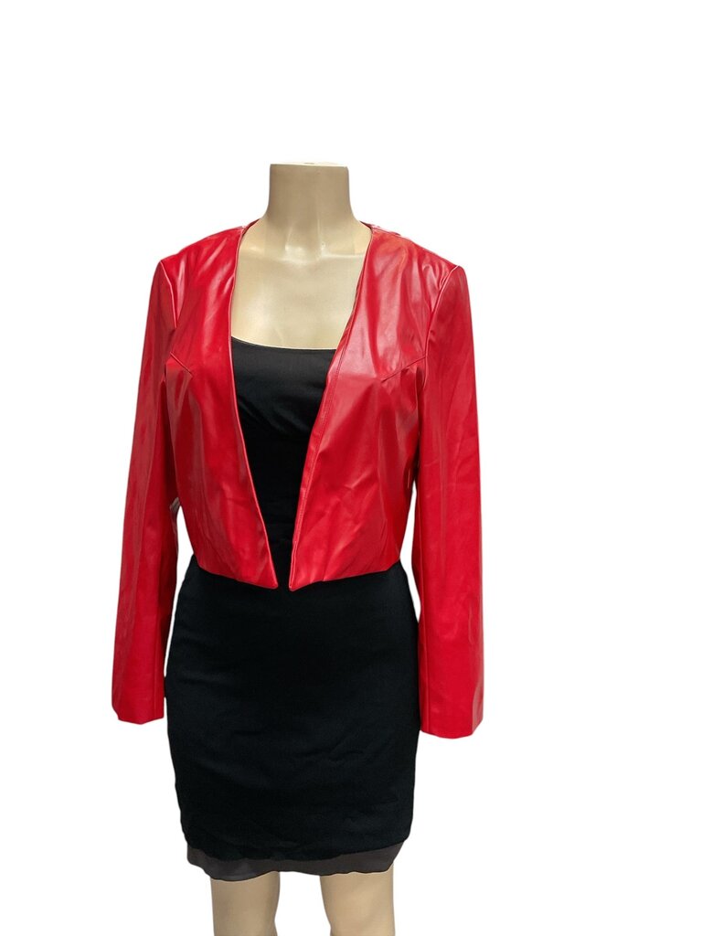 Allegra K (Large) Red Leather Jacket