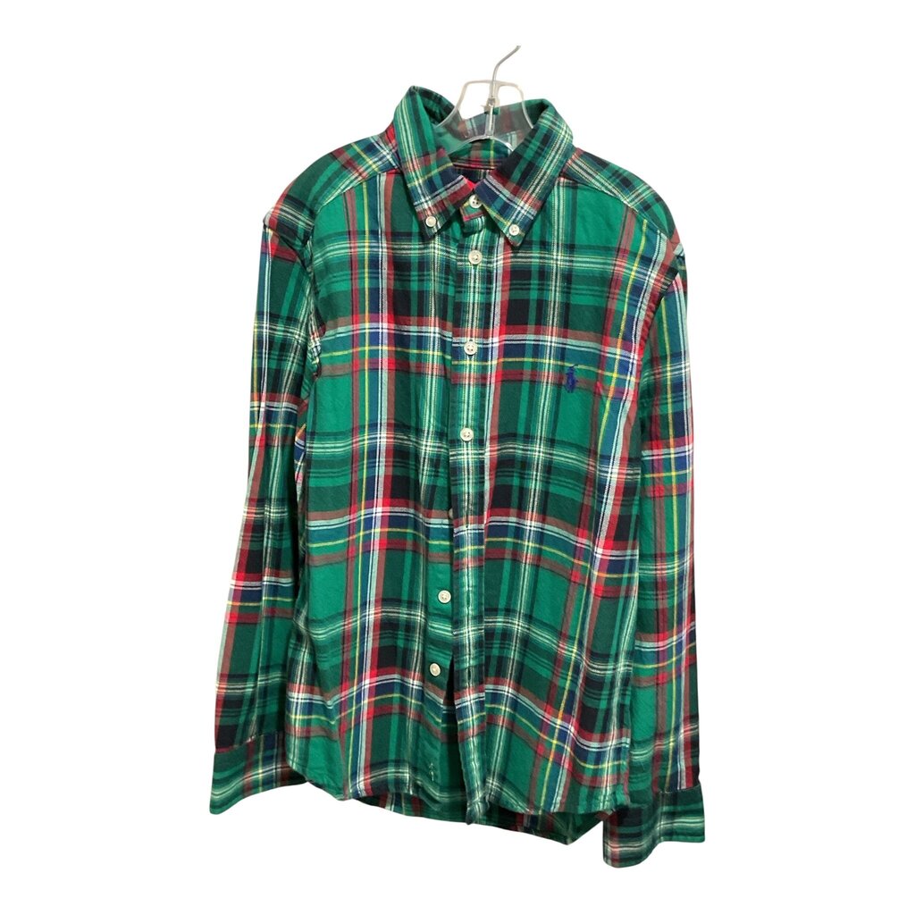 Ralph Lauren (10-12) Green Plaid L/S