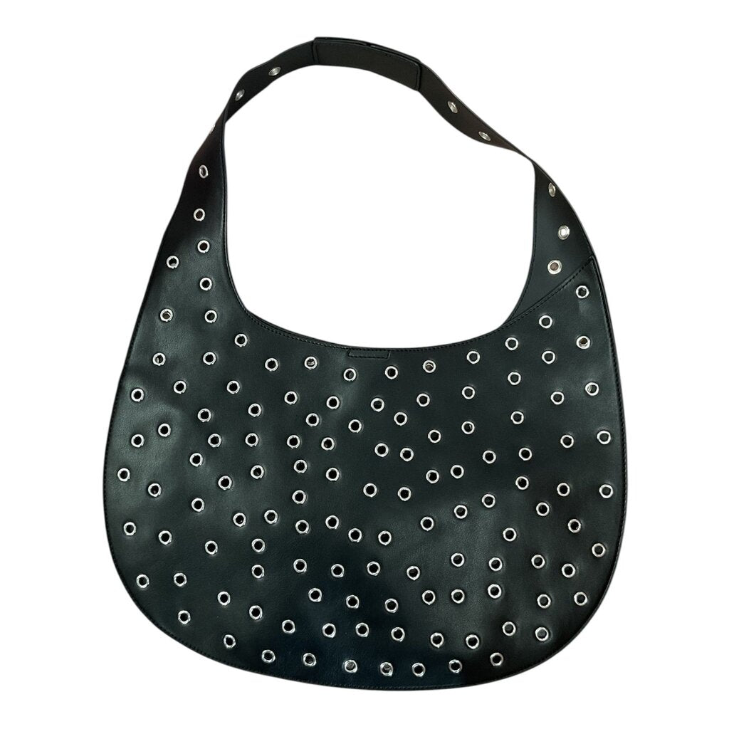 Moda Luxe Grommet Hobo Black