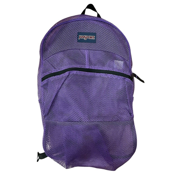 Jansport Purple Mesh Bookbag