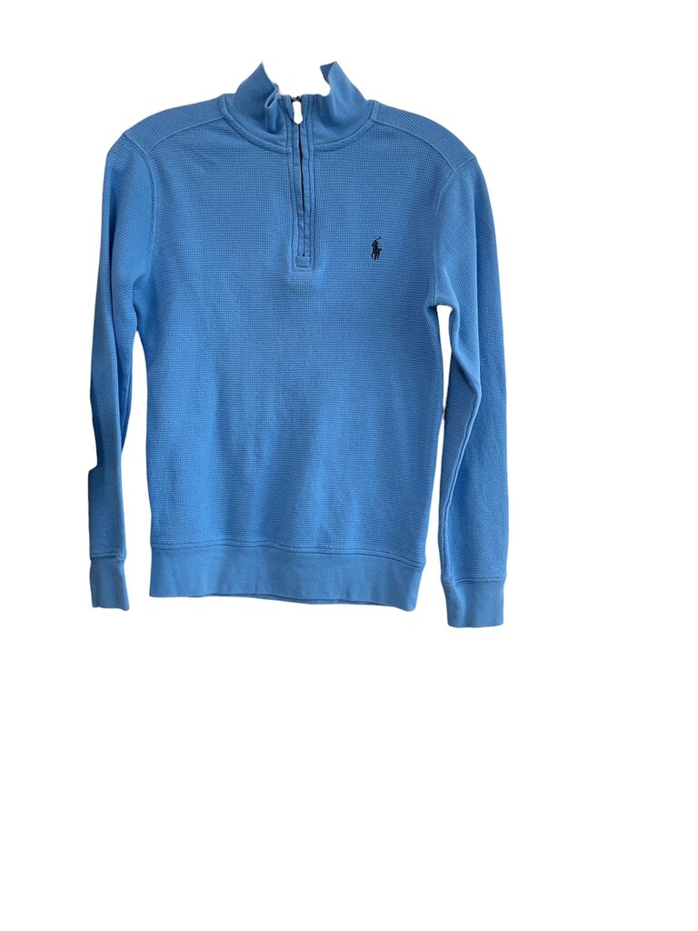 Polo Quarter Zip (10-12) Blue L/S