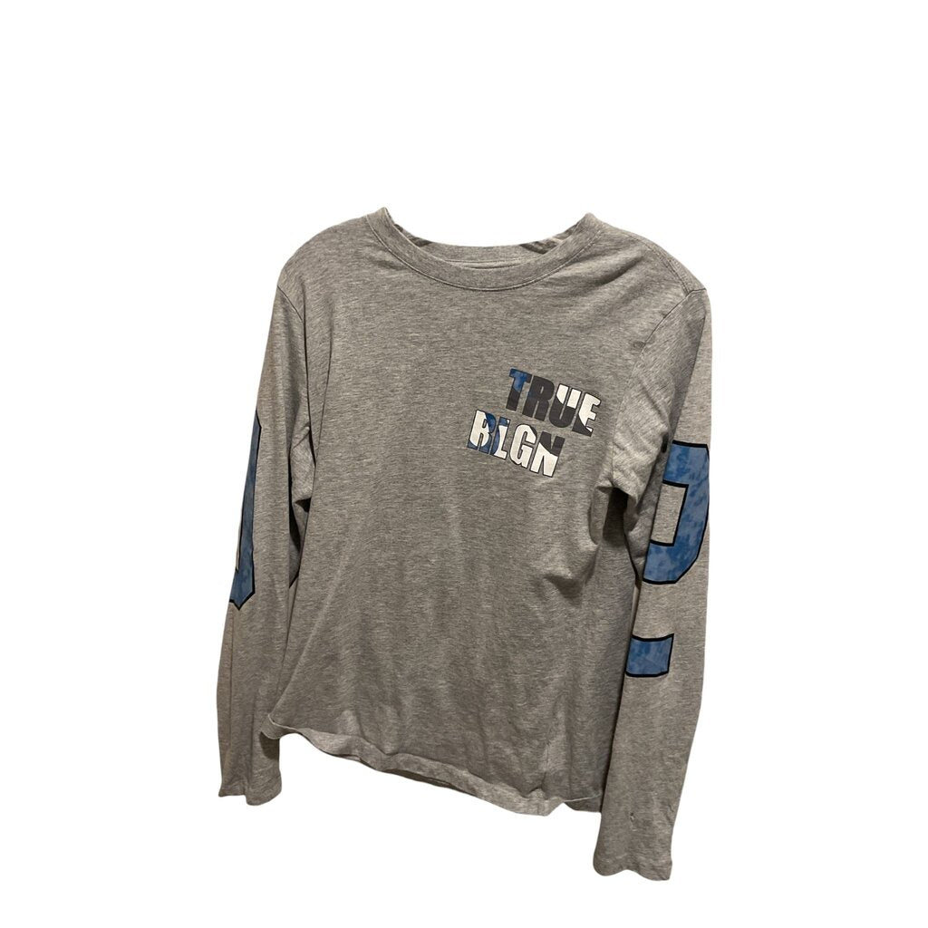 True Religion (18/20) Grey LS Tee
