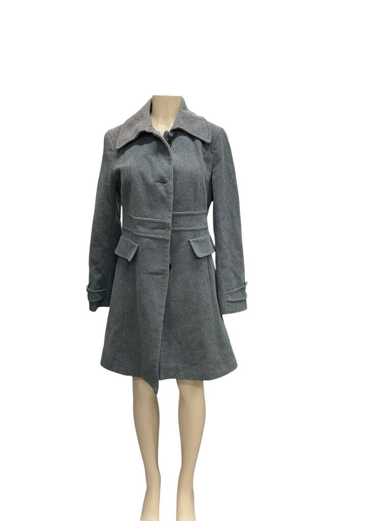 Kenneth Cole Reaction (10) Grey Wool Peacoat