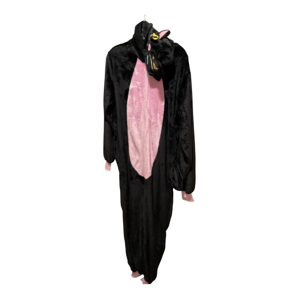 Bottoms Up Gal (Med) Black Cat Onesie