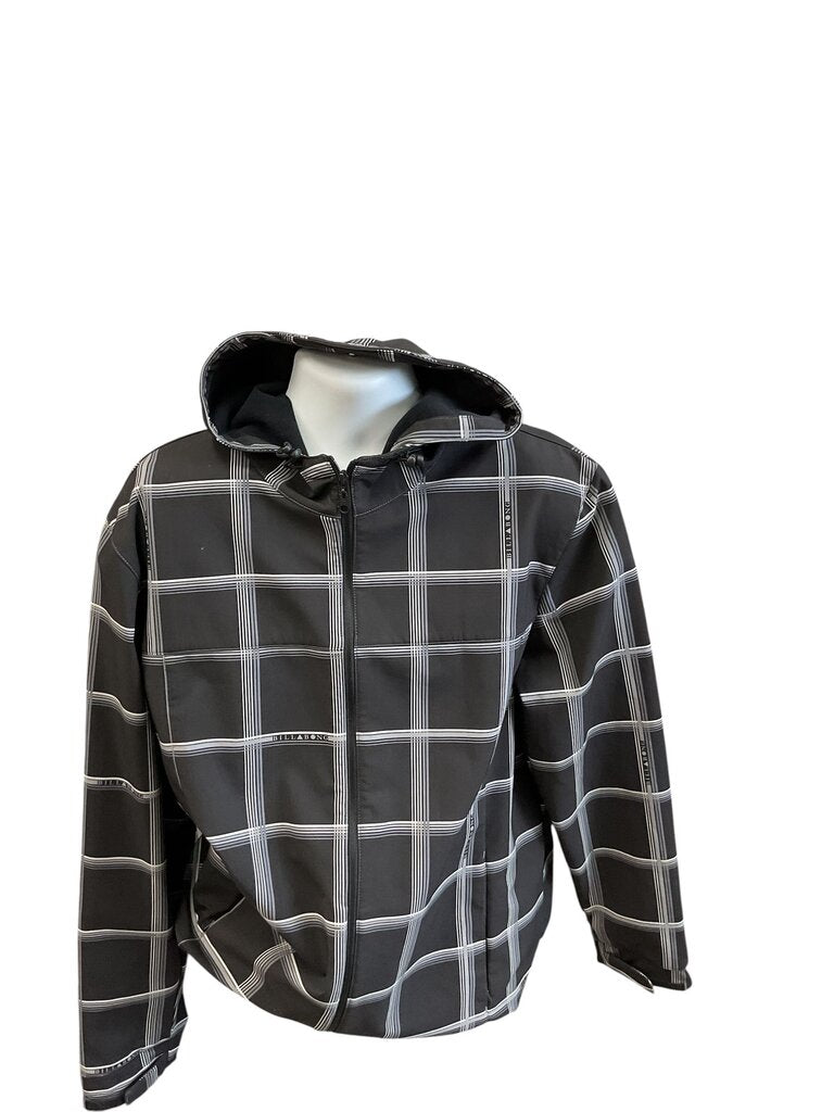 Billabong (Large) Black Checkered Jacket
