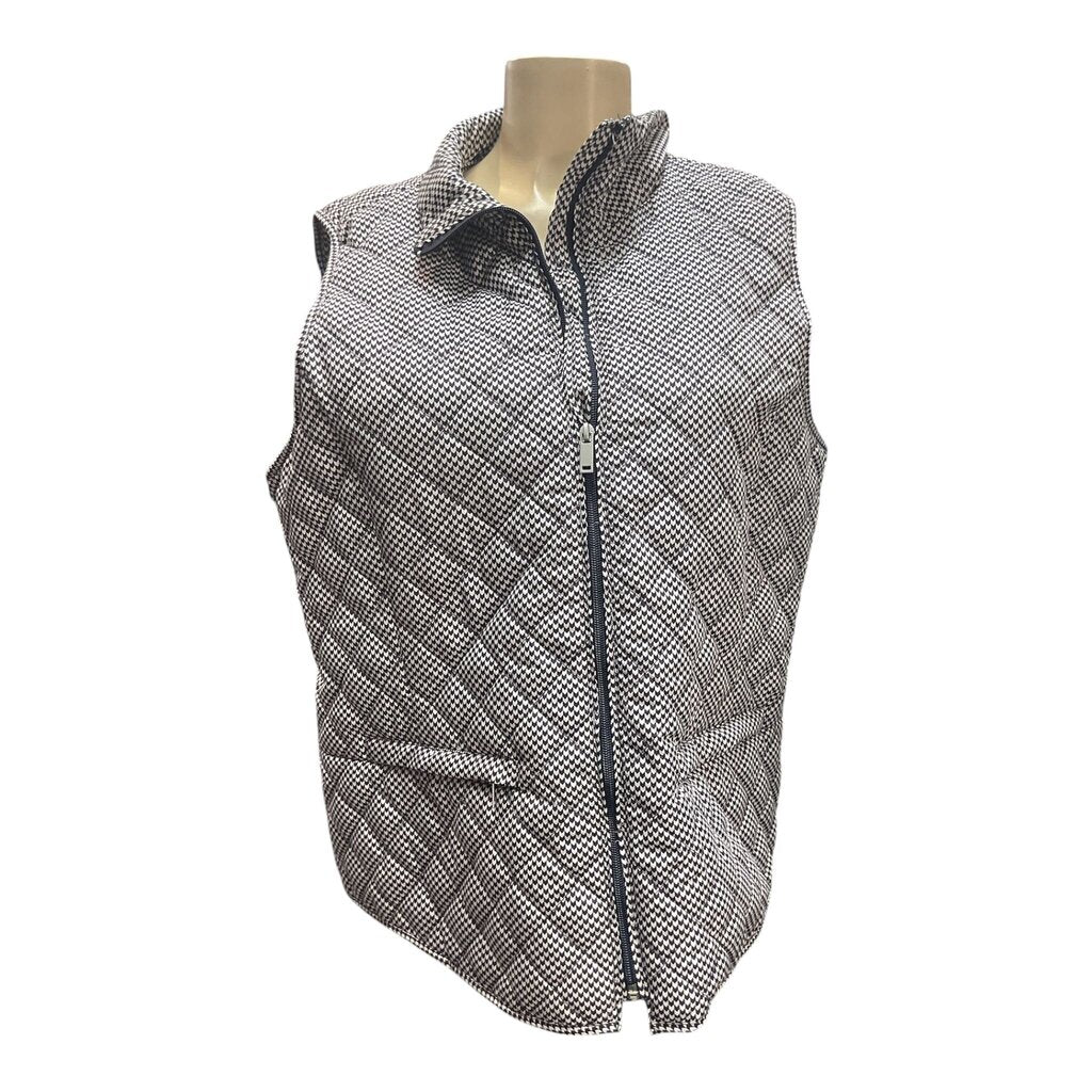 Hanna (XL) NEW Black and White Checkered Vest