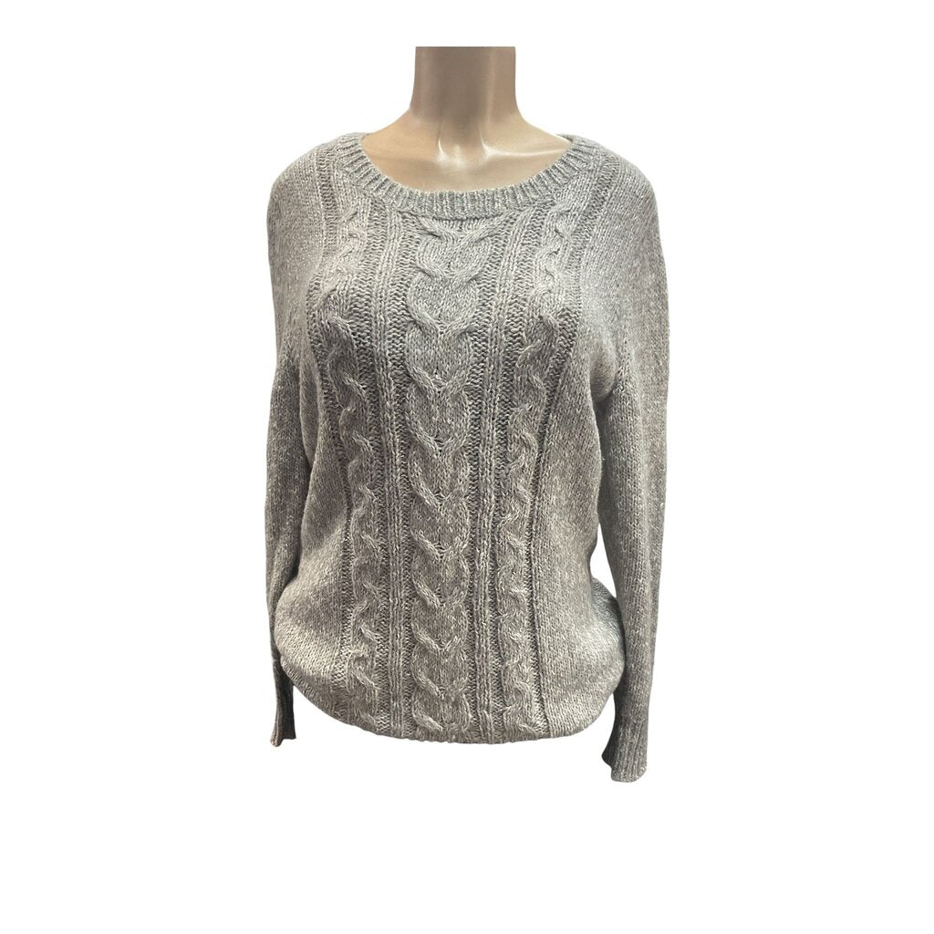 St. Johns Bay (XL) Grey Wool L/S Sweater